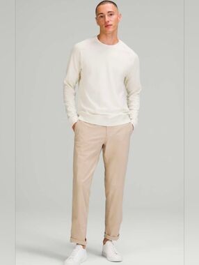 lululemon Commission Pant Classic *Warpstreme 32” Size 34 in Light Khaki Tan